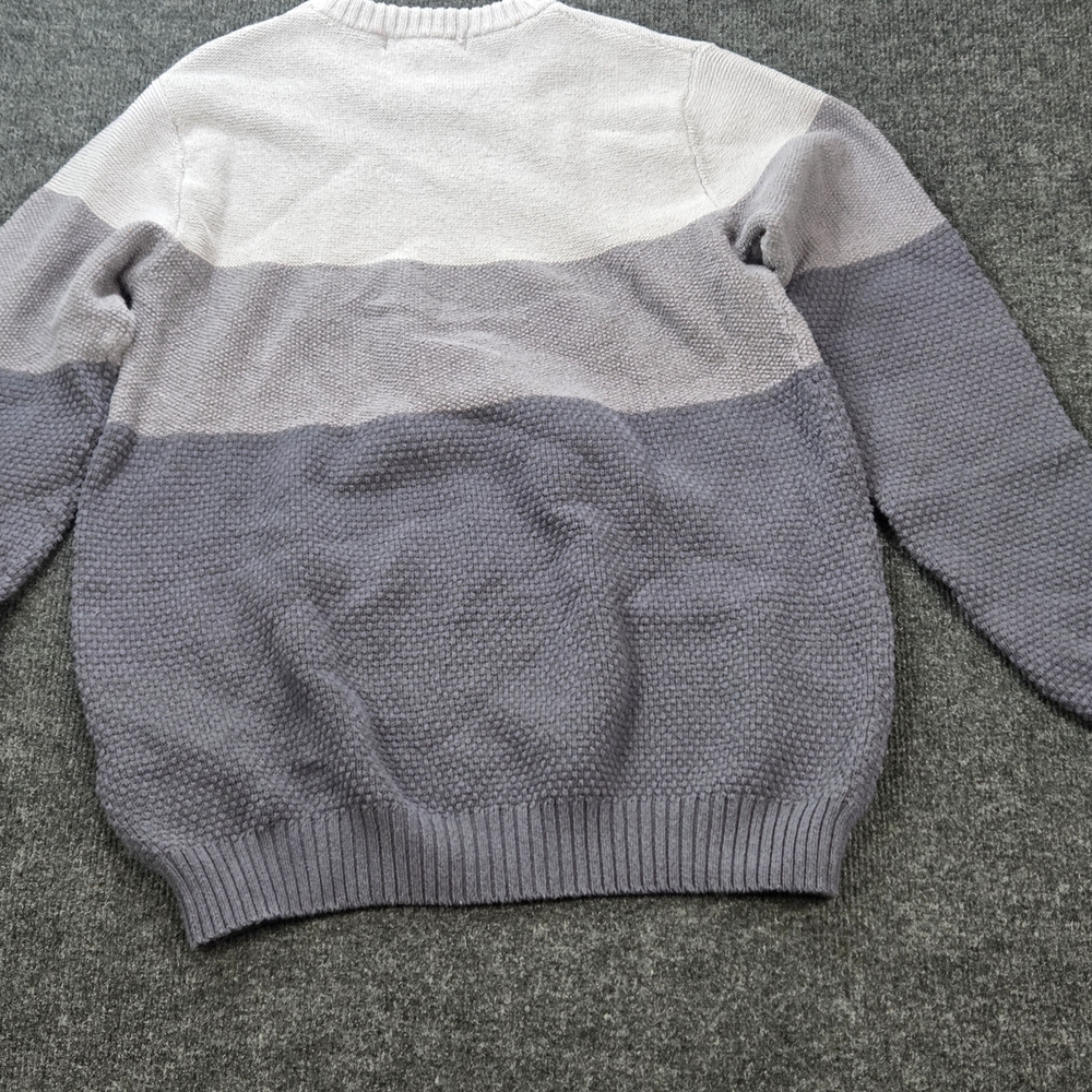 Sherpa Adventure Gear Mens M Colorblock Knit Sweater Outdoors Hiking Gray Medium - Picture 4 of 4